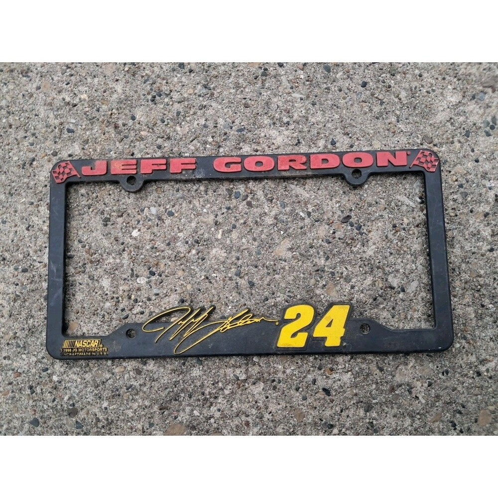 Jeff Gordon License Plate Frame NASCAR